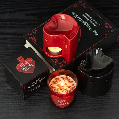 Black Heart Oil Burner and Wax Warmer 🇬🇧