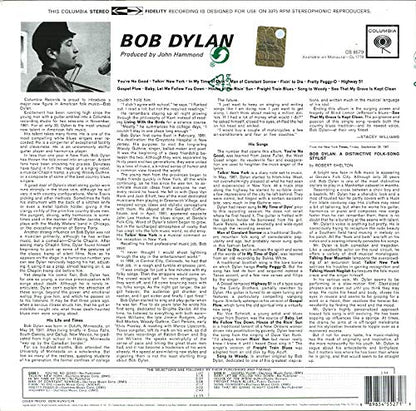 Bob Dylan first album debut
