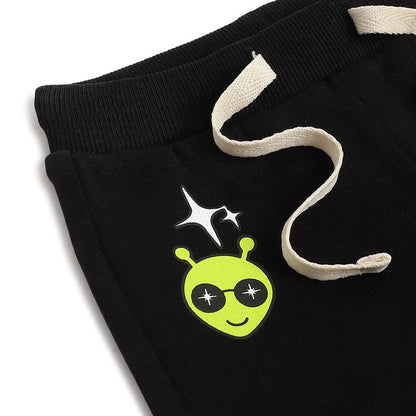 Boys Beige Cotton Sweatshirt with Joggers