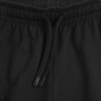 Boys Black Solid Cargo Trouser