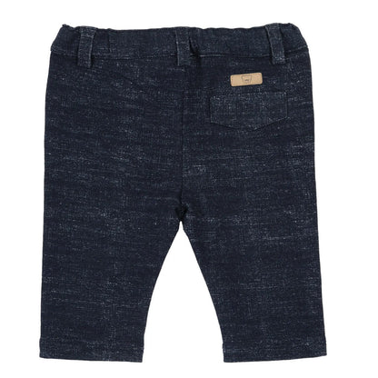 Boys Dark Blue Solid Trouser
