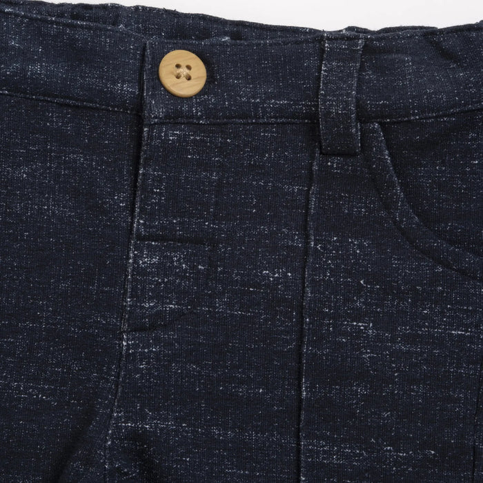 Boys Dark Blue Solid Trouser