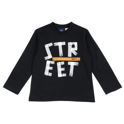 Boys Graphic Printed Round Neck T-shirt