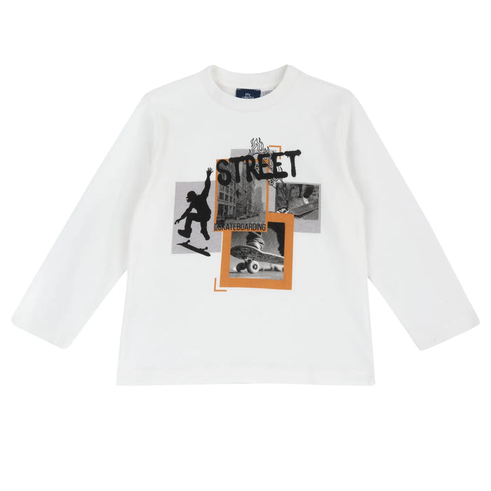 Boys Graphic Printed Round Neck T-shirt