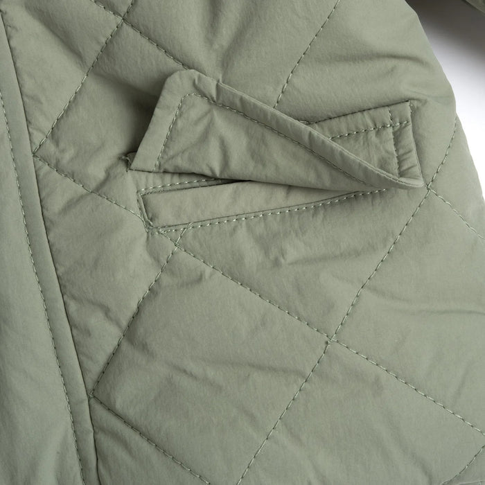 Boys Medium Green Self Design Jacket