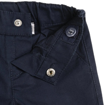 Boys Solid Woven Shorts