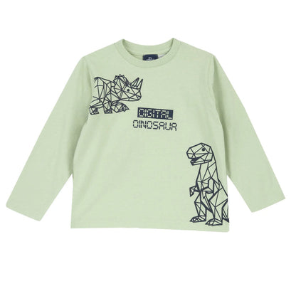 Boys Typography Printed Cotton Long Sleeve T-shirt