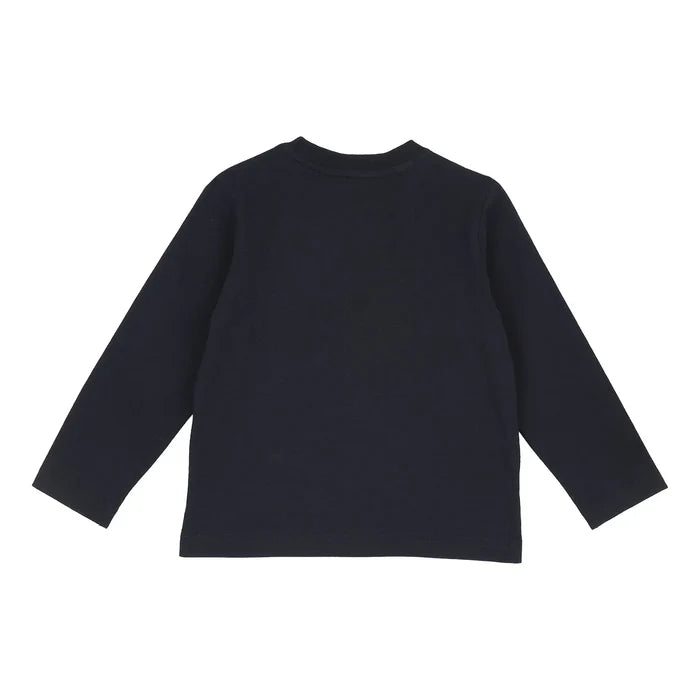Boys Typography Printed Cotton Long Sleeve T-shirt