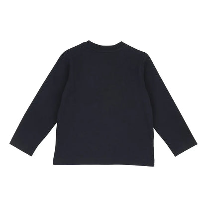 Boys Typography Printed Cotton Long Sleeve T-shirt