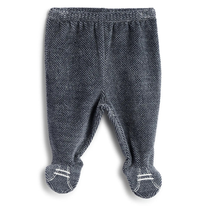 Boys White & Blue Sweatshirt With Leggings