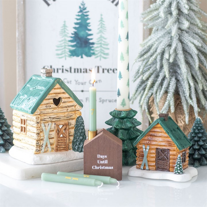 Cabin Ski Chalet Incense Cone Holder 🇬🇧
