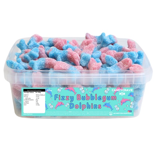 Candycrave Bubblegum Dolphin Tub 600g 🇬🇧