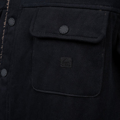Casaca Reef Men Black Brown Buttons