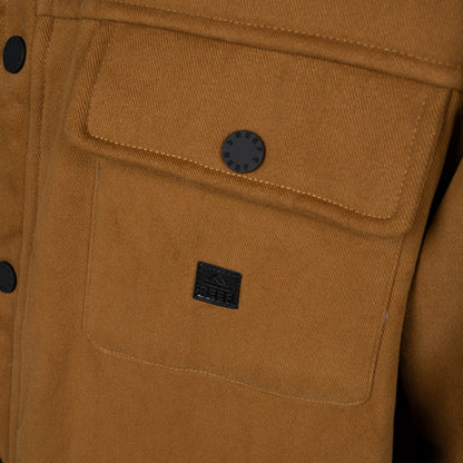Casaca Reef Men Dark Brown Buttons