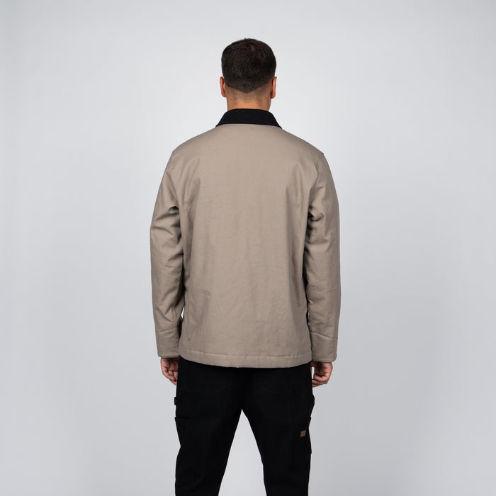 Casaca Reef Men Full Zipper Beige Black