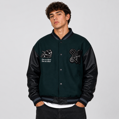 Chaqueta WhatUp Varsity Green Black
