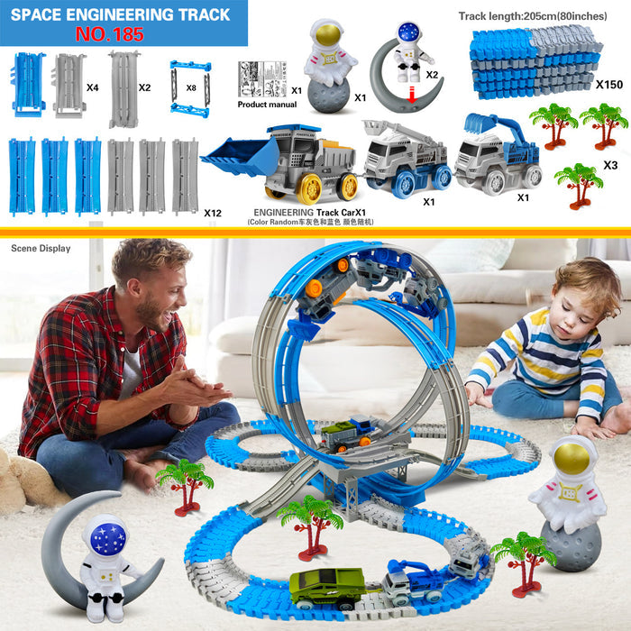 Children's Climbing Track Engineering Vehicle Train Toy 🇨🇳