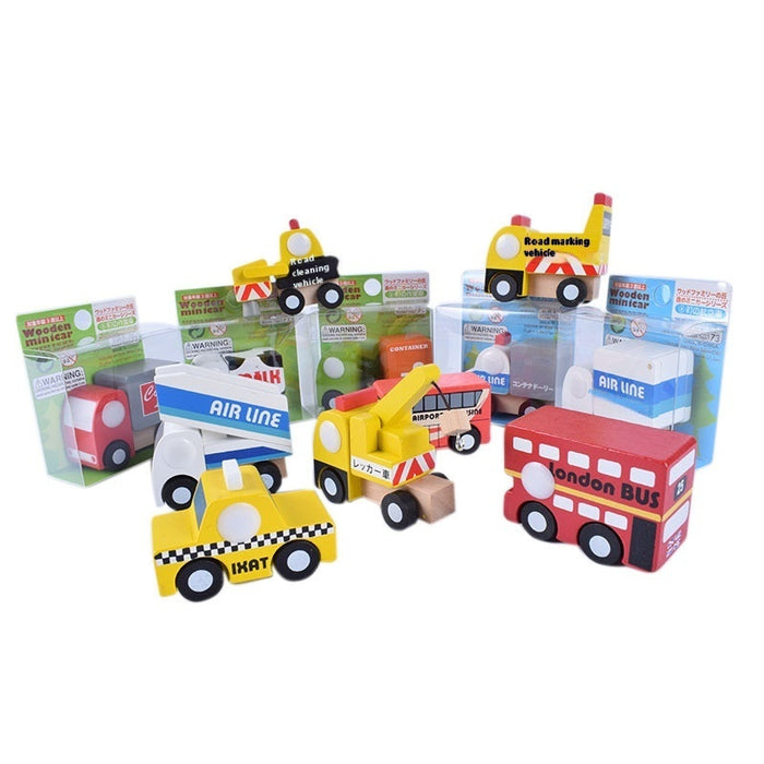 Children's Colored Wooden Car Puzzle Toys 🇨🇳