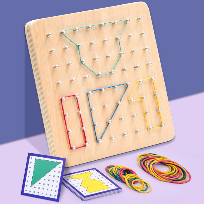 Children's Early Education Educational Wooden Toys Nail Board Teaching Aids 🇨🇳