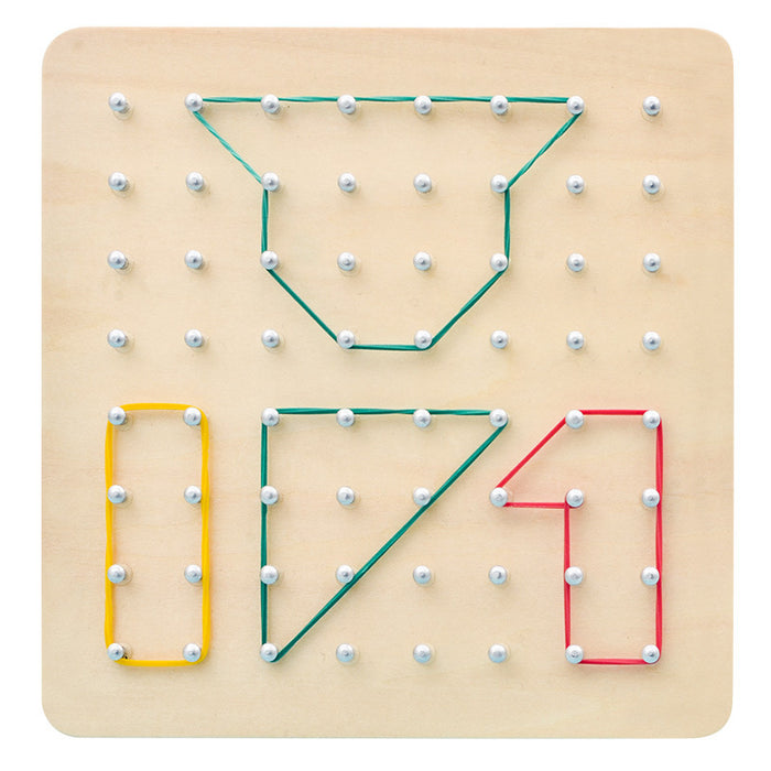 Children's Early Education Educational Wooden Toys Nail Board Teaching Aids 🇨🇳
