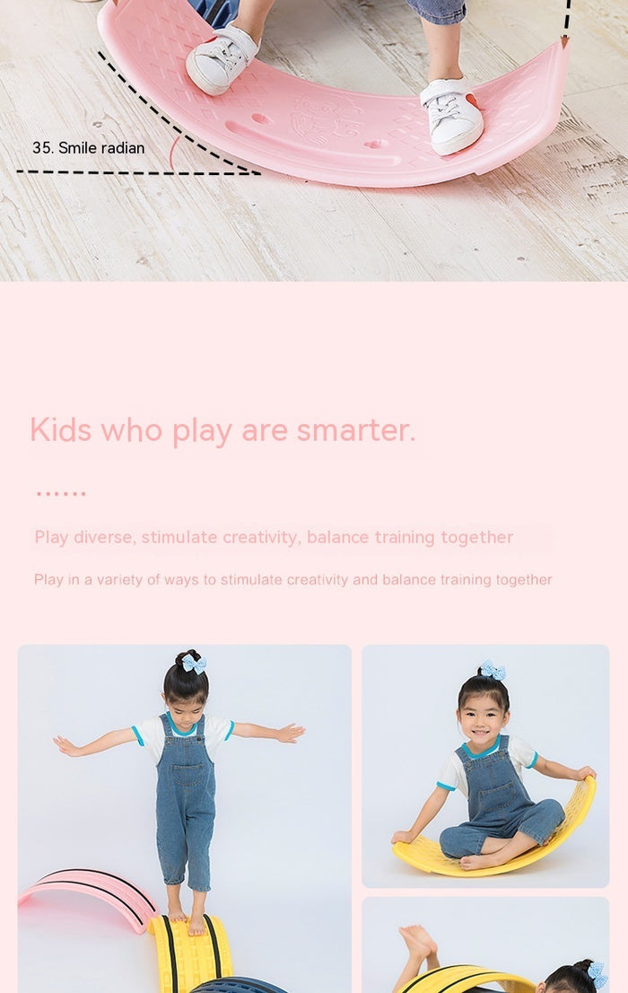 Children's Indoor Smart Board Wood Surf Balance Board Sensory Training Toys 🇨🇳