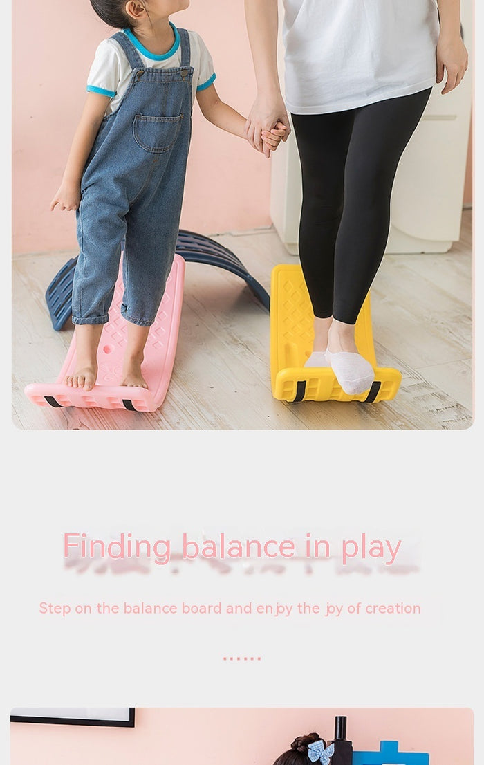 Children's Indoor Smart Board Wood Surf Balance Board Sensory Training Toys 🇨🇳
