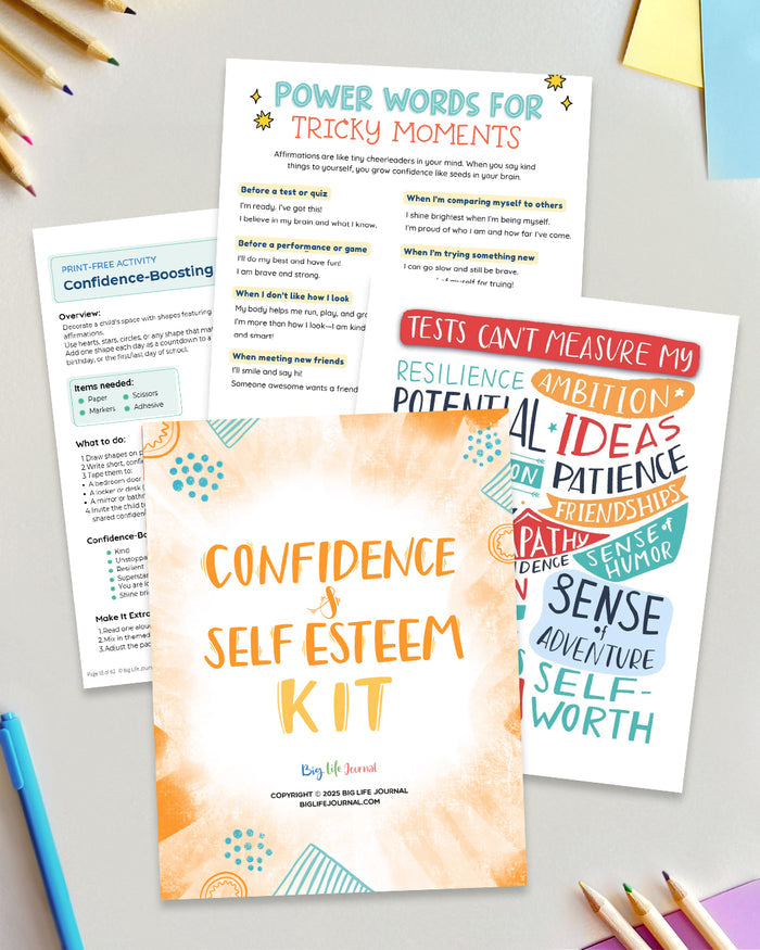 Confidence & Self-Esteem Kit PDF (ages 5-11)