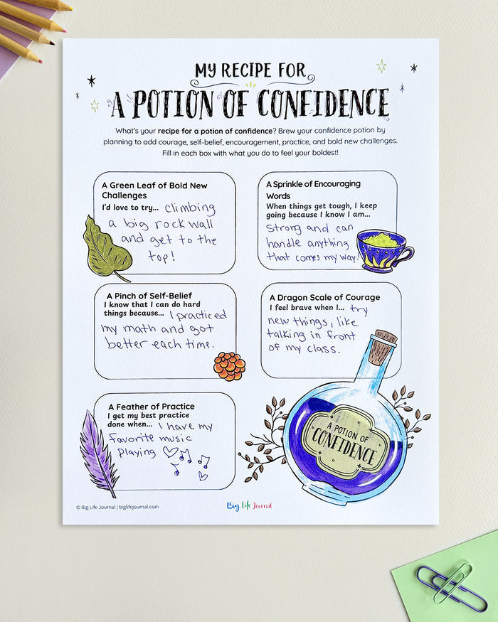 Confidence & Self-Esteem Kit PDF (ages 5-11)