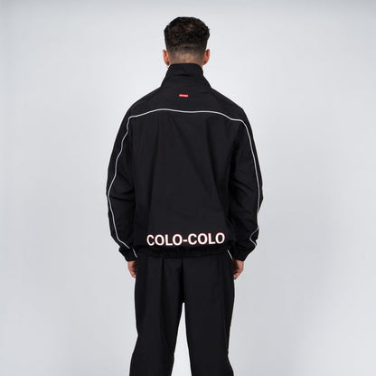 Cortaviento Colo-Colo Urbano Negro y Blanco i26