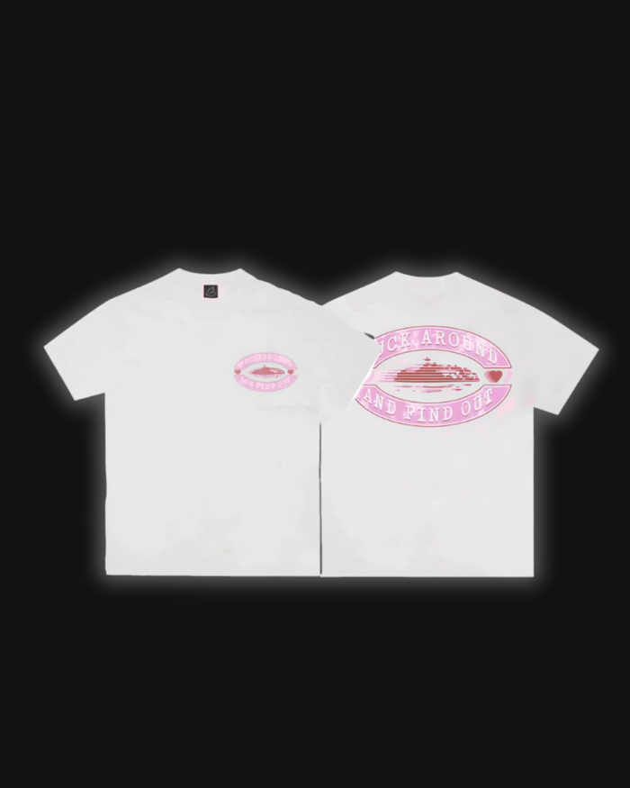 S / Fu*k Around White/Pink