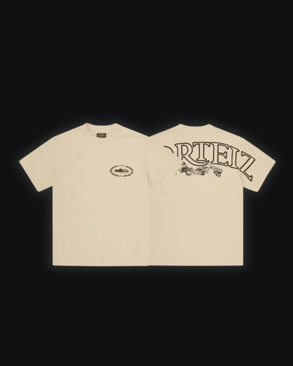S / "Corteiz" Royale Cream/Black