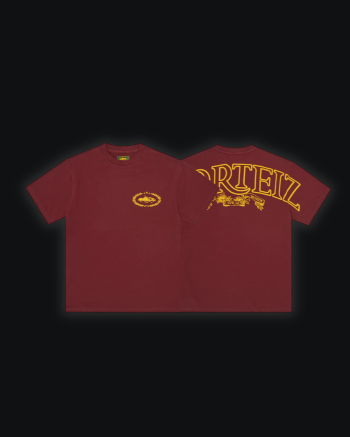 S / "Corteiz" Royale Burgundy/Yellow
