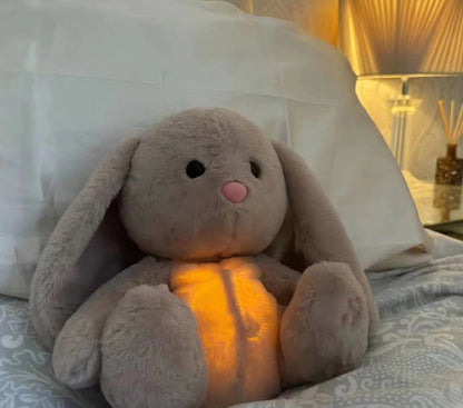 Cross-border New Breathing Lamb Baby Sleeping Soothing Sleep Music Plush Toy 🇨🇳