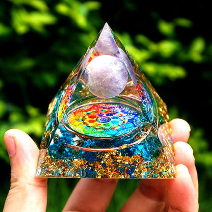 Crystal Ball Pyramid Crushed Stone Drip 🇨🇳