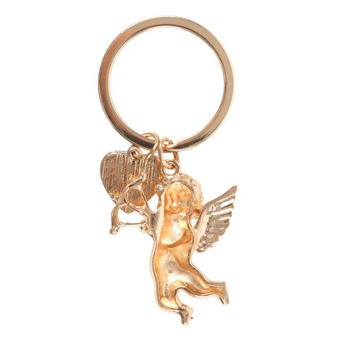 Cupid's Delivery Cherub Keyring 🇬🇧