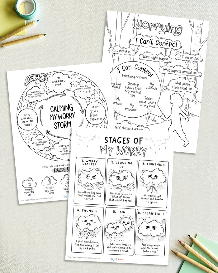 Daily Edition (ages 5-11) + Worry Toolbox Kit PDF (ages 5-12) Bundle