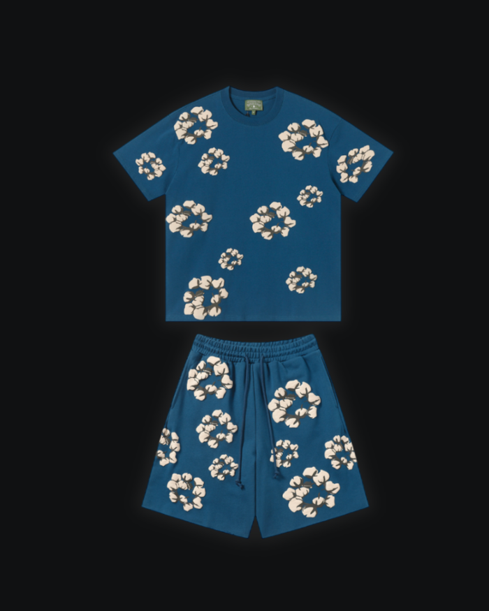 S / Cactus tears Blue/White