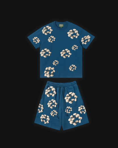 S / Cactus tears Blue/White
