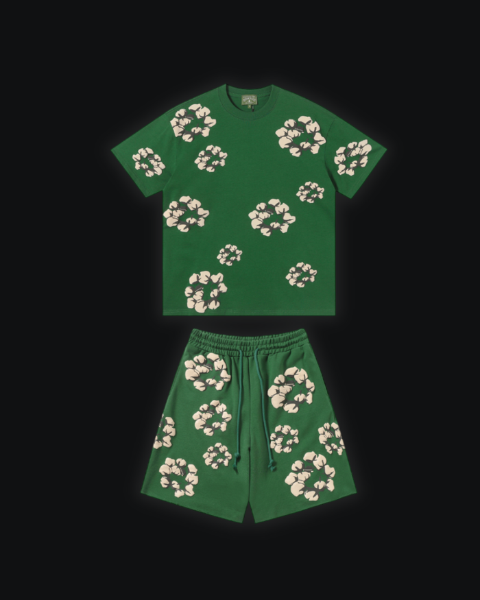 S / Cactus tears Green/White