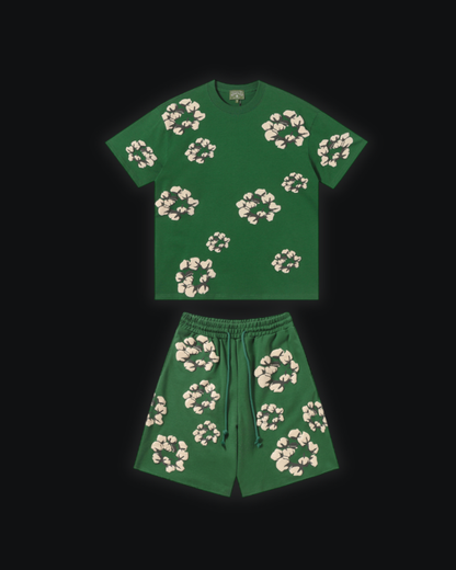 S / Cactus tears Green/White