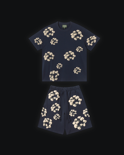 S / Cactus tears Navy/White