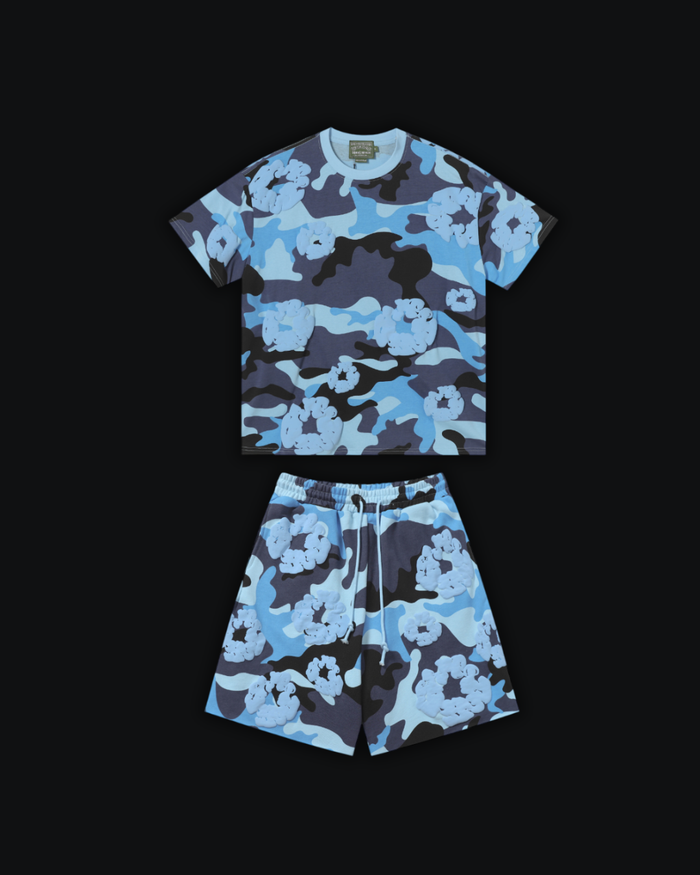 S / Camo Blue/Light Blue