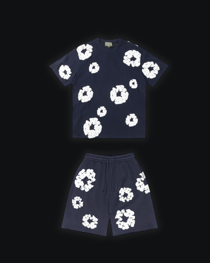 S / Navy Blue/White