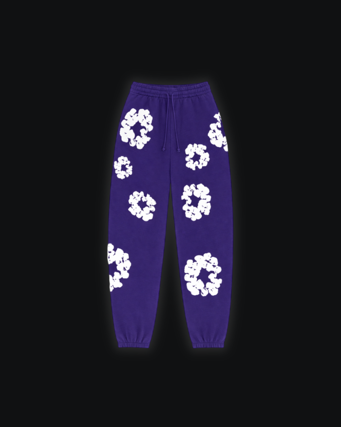 S / Purple/White