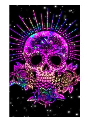Diamond Painting Horror Skull Art Mosaic Home Wall Decoration 🇨🇳
