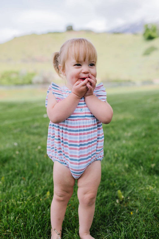 Betsy Bubble in Patriotic Stripe | Fourth Of July
