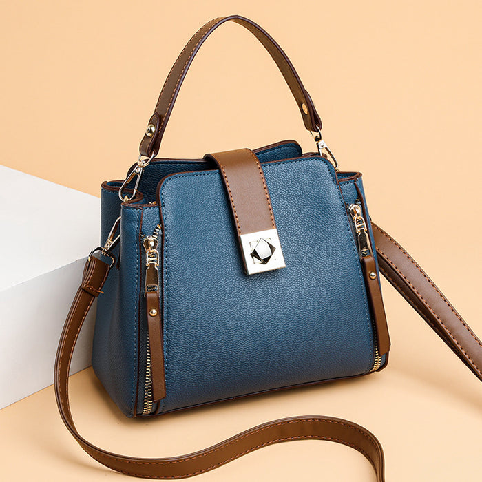 Fashion Casual All-match Shoulder Women's Bag Crossbody Portable Large-capacity Bucket Bag 🇨🇳