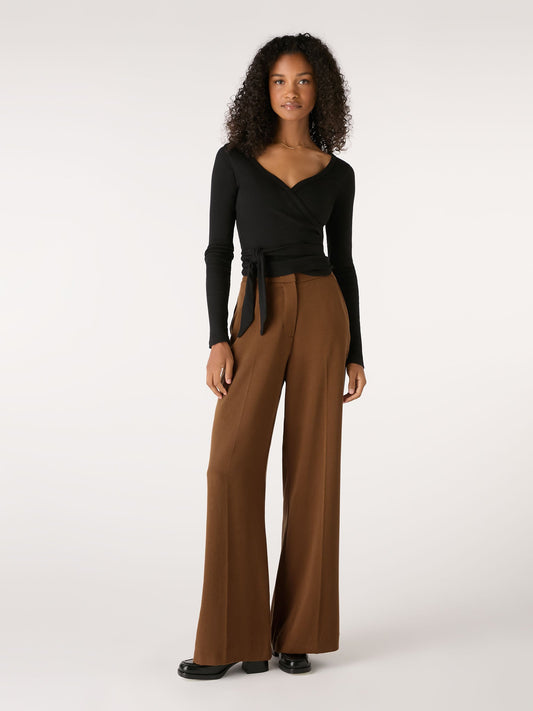 Fleet Flared Trouser in Tobacco