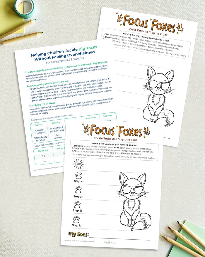 Focus & Motivation Kit PDF (Ages 5-12)
