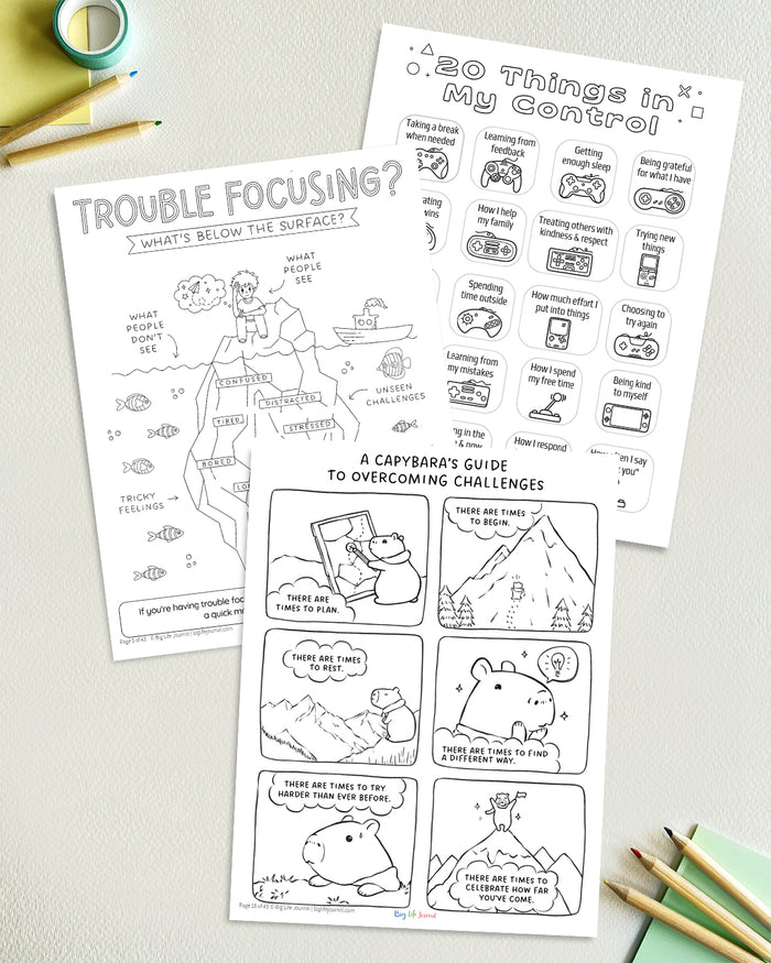 Focus & Motivation Kit PDF (Ages 5-12)